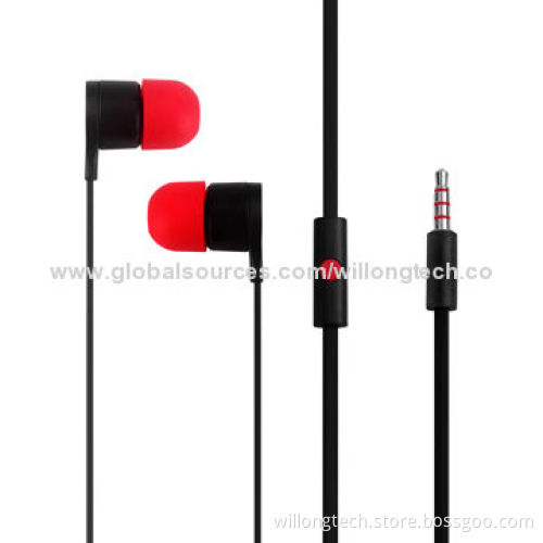 Simple Designed Novelty Earbuds with Mic for Mobile Phone